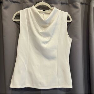 Banana Republic Factory White Sleeveless Top